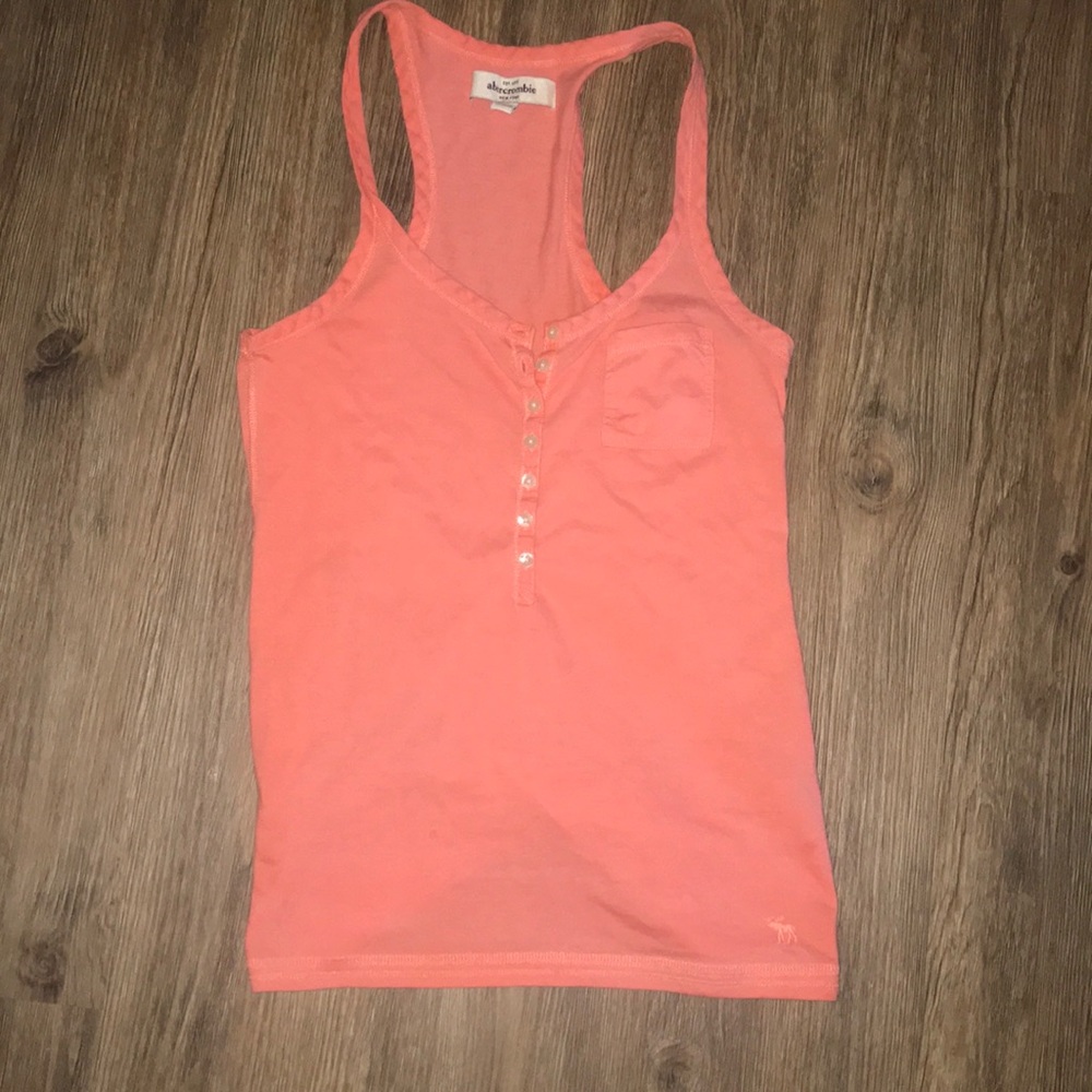 Abercrombie orange tank